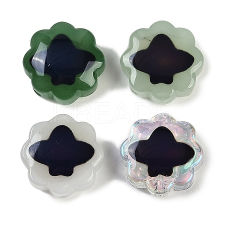 Two Tone Glass Mood Beads GLAA-Z007-07-1