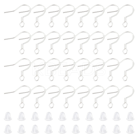 Unicraftale 100Pcs 304 Stainless Steel Earring Hooks STAS-UN0055-13-1