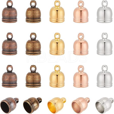 Brass Cord Ends KK-FH0001-52-NF-1