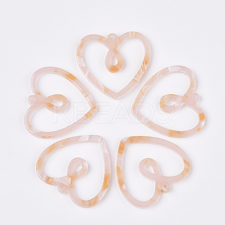 Cellulose Acetate(Resin) Pendants LS-X-KY-S158-58G-1