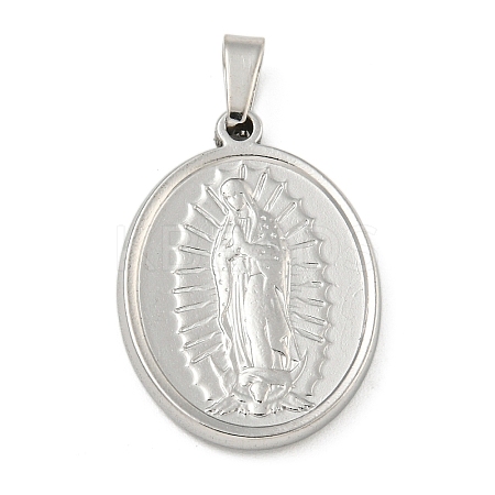 Non-Tarnish 304 Stainless Steel Pendants STAS-B071-02F-11P-1