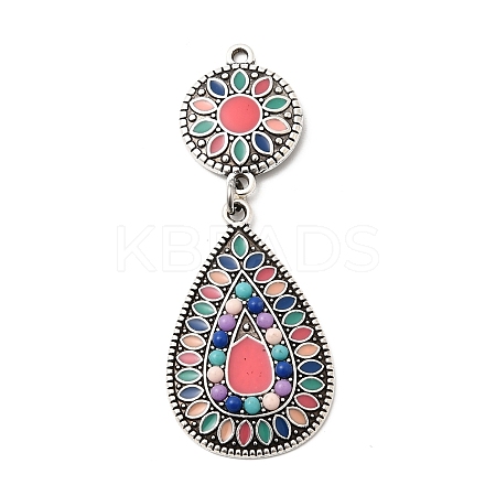 Tibetan Style Alloy Big Pendants FIND-B058-03AS-01-1