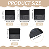 14Pcs 4 Styles Square Cloth Packing Pouches for Shoes ABAG-PH0001-60A-2