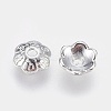 6-Petal Tibetan Style Alloy Flower Bead Caps LS-TIBE-S220-P-RS-1