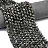 Natural Larvikite Beads Strands G-P573-A54-01-1