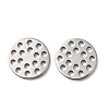 Hollow 304 Stainless Steel Charms STAS-G385-05P-03-1