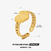 201 Stainless Steel Cuff Open Rings FS-WG76F01-13-1