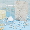 120Pcs 3 Styles ABS Plastic Imitation Pearl Pendants KY-HS0004-09-5