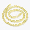 Glass Beads Strands EGLA-A034-T1mm-D03-2