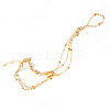 Alloy Satellite Chain Toe Ring Anklets for Women WG61A5F-02-3