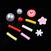 Handmade Polymer Clay Cabochons X-CLAY-N006-83-4