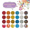 24 Style Round Glass Seed Beads SEED-YW0001-65-2