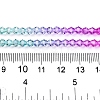 Gradient Color Baking Paint Glass Bead Strands DGLA-A039-T6mm-A011-5