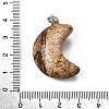 Natural Picture Jasper Pendants G-F820-02F-3
