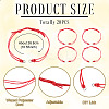 20Pcs Waxed Polyester Cord Bracelet Making AJEW-TAC00095-3