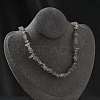 Natural Supper 7 Rutilated Quartz Chip Beaded Necklaces for Men Women NJEW-G159-01W-1
