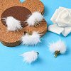 Faux Mink Fur Tassel Pendant Decorations FIND-YW0002-24D-5