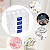 8 Grids Transparent Acrylic Bead Organizer Containers CON-WH0087-32-7