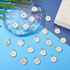20Pcs 10 Styles Ocean Theme Brass Enamel Pendants KK-TA0002-04-5