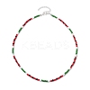 MIYUKI Round Rocailles Beaded  Necklaces NJEW-TA00160-4