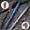 Outdoor EDC Tool Brass Parachute Rope European Beads KK-WH0081-45R-5