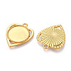 304 Stainless Steel Pendant Cabochon Component STAS-N114-05G-2