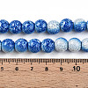 Transparent Baking Paint Glass Beads Strands DGLA-N009-10mm-07-5