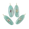 Natural Amazonite Pendants G-D357-02A-1