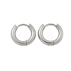 Tarnish Resistant 304 Stainless Steel Huggie Hoop Earrings X-EJEW-F111B-13mm-P-2