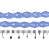 Electroplate Imitation Jade Glass Beads Strands LS-EGLA-N013-J6mm-D06-4