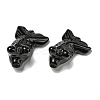 Natural Obsidian Carved Healing Goldfish Figurines DJEW-D012-08K-1