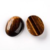 Oval Natural Tiger Eye Cabochons G-I172-22x30mm-06-2