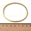304 Stainless Steel Rhinestone Hinged Bangles for Women BJEW-B168-03B-G-5