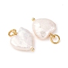 Natural Keshi Pearl Pendants PALLOY-JF04207-01-4