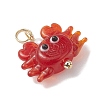 Handmade Lampwork Pendants PALLOY-JF04984-3