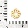 304 Stainless Steel Micro Pave Cubic Zirconia Pendants STAS-P431-15G-3