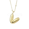 1Pc Initial Letter Brass Pendant Necklaces NJEW-YW0001-24V-1