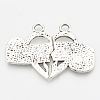 Tibetan Style Alloy Split Pendants TIBE-N001-02AS-LF-3