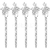 10Pcs Alloy Bookmarks AJEW-SC0003-51P-1