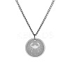 Non-Tarnish 304 Stainless Steel 12 Constellation Pendant Necklaces for Sweater FZ0908-2-1