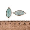 Natural Amazonite Links Connectors G-R472-03H-3