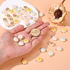 40Pcs 5 Colors Opaque Resin Pendants RESI-CJ0002-31-4