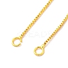 1MM Brass Box Chain Necklace Making NJEW-D302-79G-2