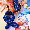 2 Rolls 2 Colors Polyester Knitting Yarn DIY-TA0011-46-7