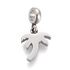 304 Stainless Steel Charms STAS-F259-034P-1