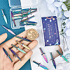 24Pcs Rainbow Color Alloy Pendants FIND-SC0009-60-3