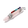 Chakra Theme Natural Rose Quartz Big Pendants G-I322-06P-02-2