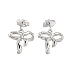 Tarnish Resistant 304 Stainless Steel Dangle Stud Earrings EJEW-H115-06P-1