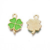Rack Plating Alloy Enamel Pendants ENAM-N055-088-02LG-3