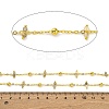 Handmade Faceted Natural Labradorite Beaded Chains CHC-L050-02G-01-2
